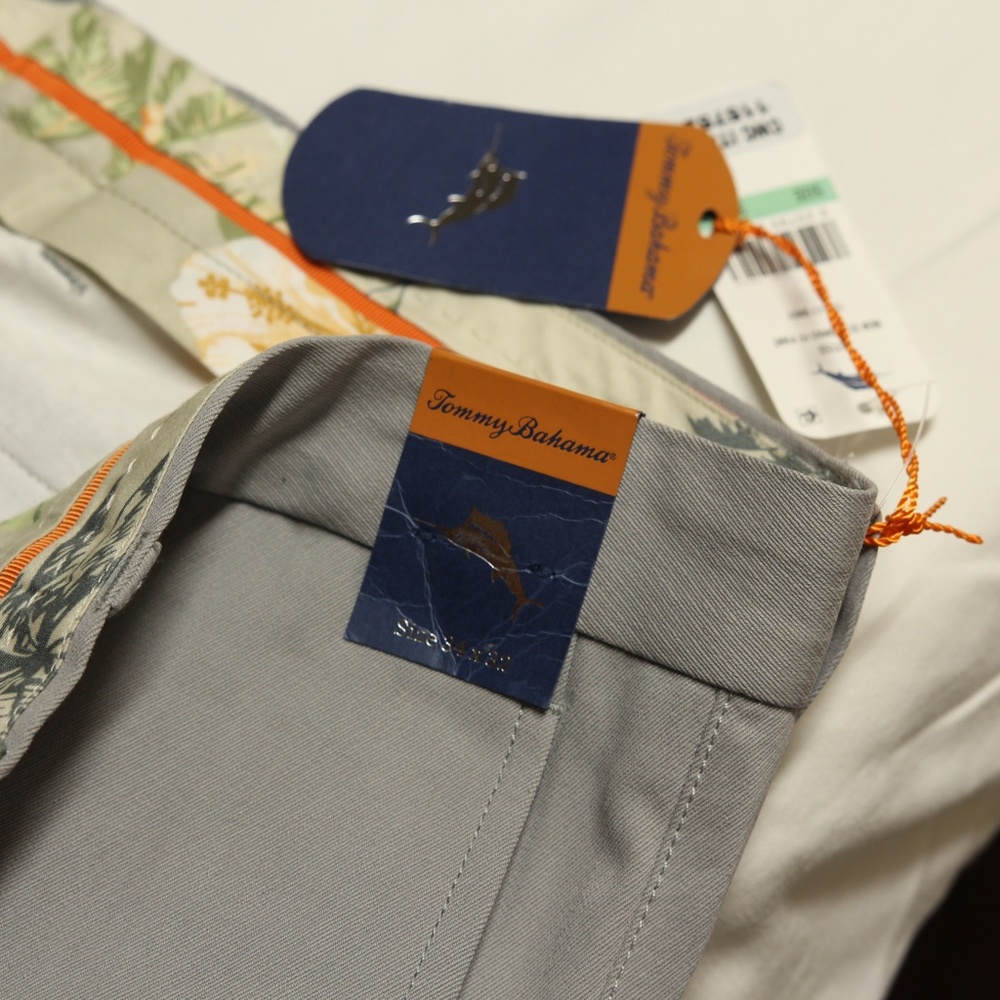 Tommy Bahama - New St. Thomas Flat Front Pants W34 x L32
